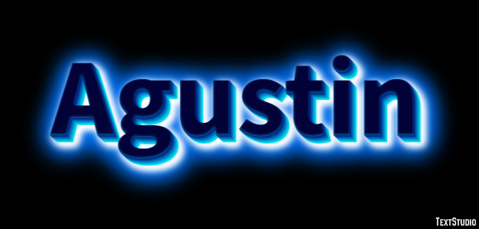 Agustin Text effect