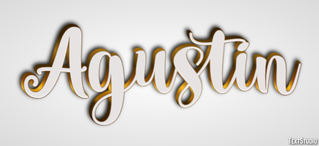 Agustin Text Effect