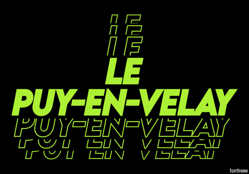 Le Puy-en-Velay Effetto testo