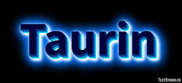 Taurin Text effect