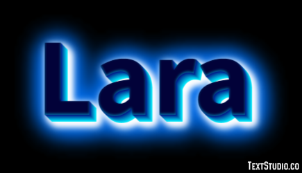 Lara Efekt tekstowy