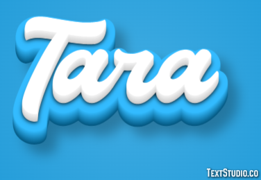 Tara Efecto de Texto