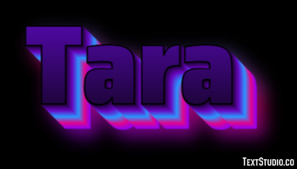 Tara Efecto de Texto