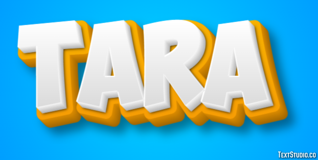 Tara Efecto de Texto