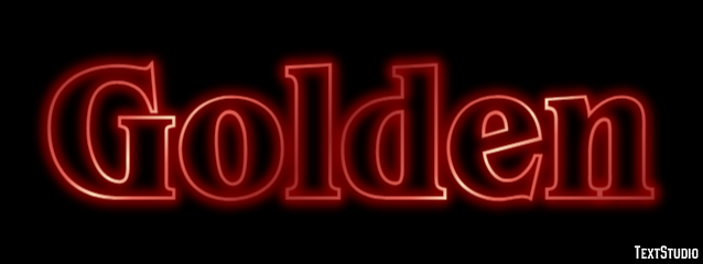 Golden Effet de Texte
