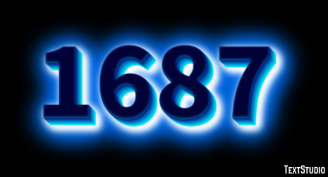1687 Text Effect