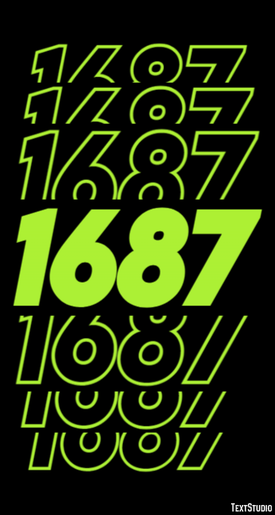 1687 Texteffekt