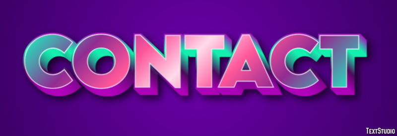 Contact Text Effect