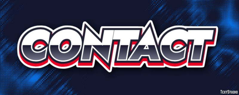 Contact Text Effect