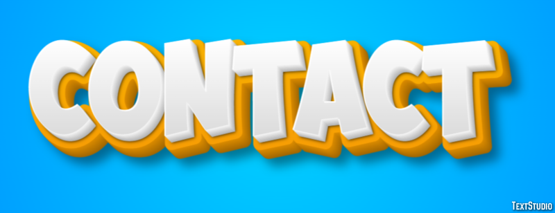 Contact Effetto testo