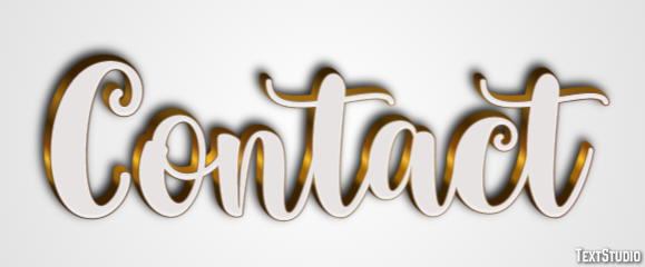 Contact Effetto testo