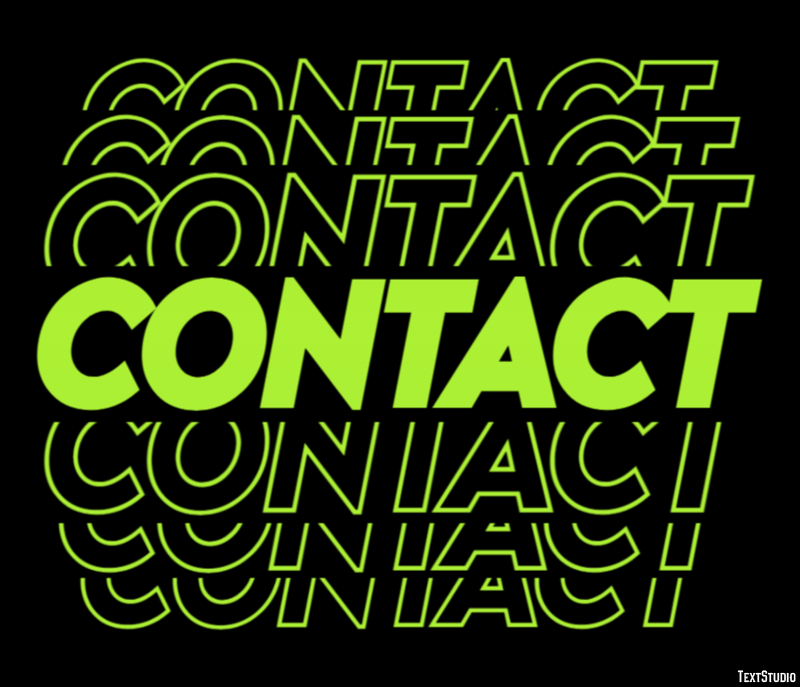 Contact Text Effect