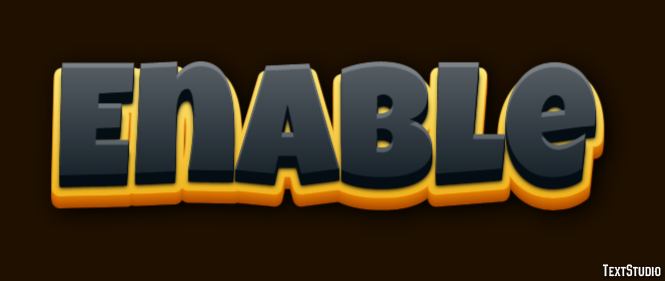 Enable Text Effect