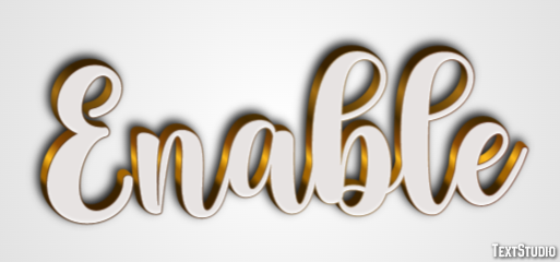 Enable Text Effect