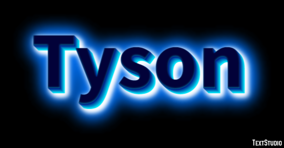 Tyson Efeito de texto