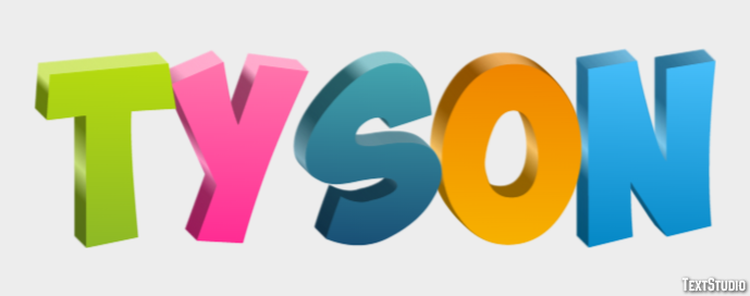 Tyson Effetto testo