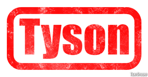 Tyson Efekt tekstowy