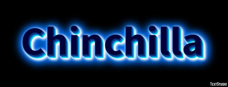 Chinchilla Effetto testo