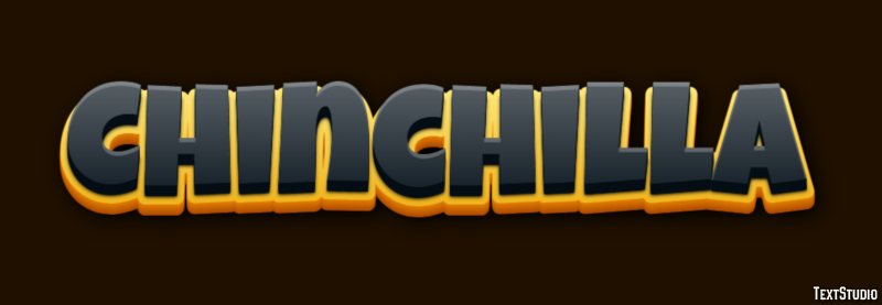 Chinchilla Effet de Texte