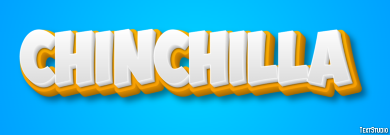 Chinchilla Effetto testo