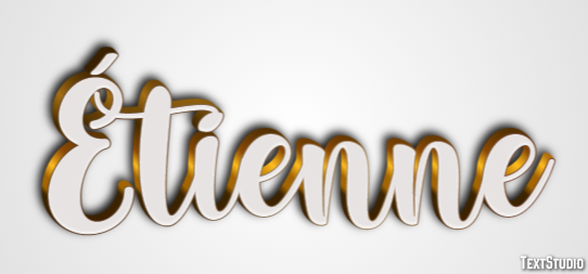 Étienne Text Effect