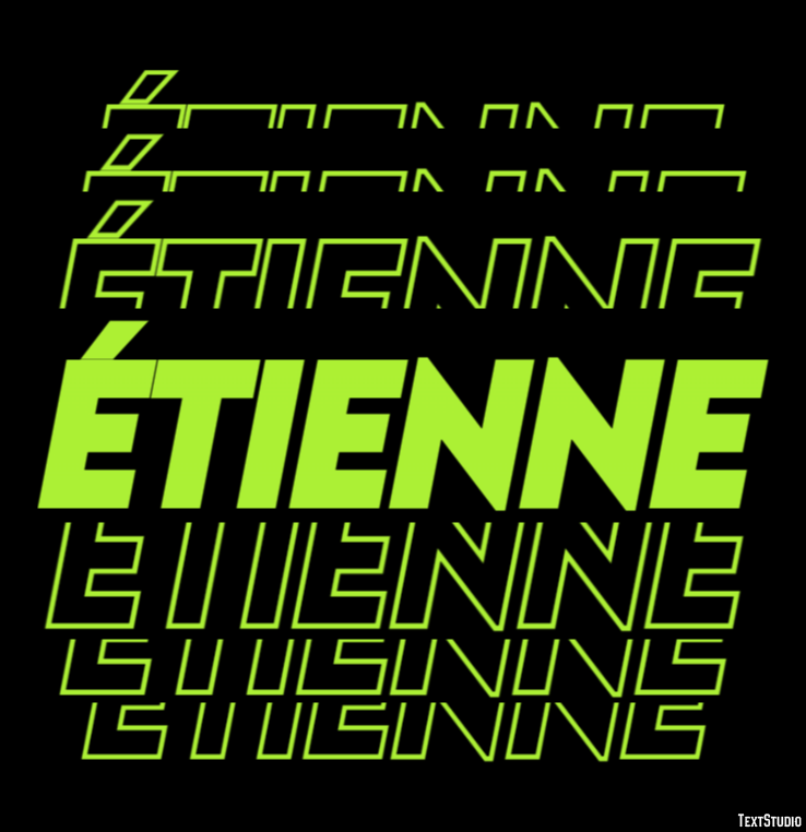 Étienne Text Effect
