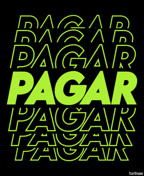 Pagar Efeito de texto