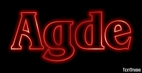 Agde テキスト効果