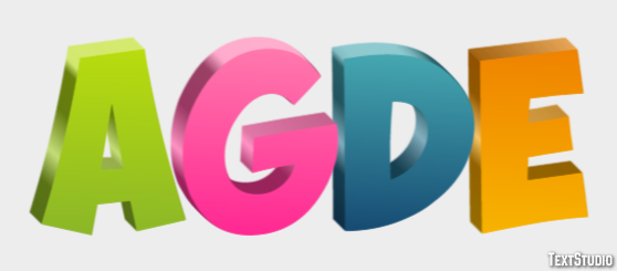 Agde テキスト効果
