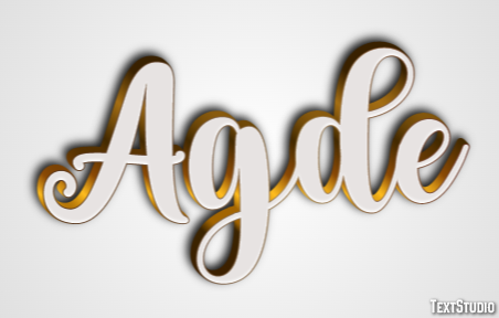 Agde テキスト効果