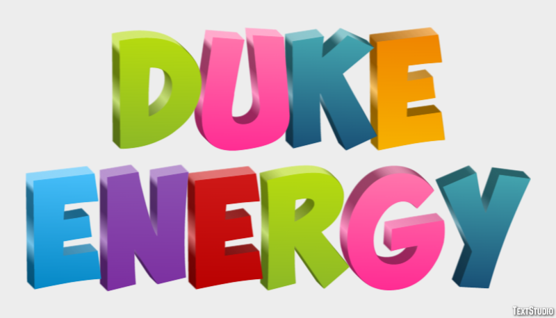 Duke Energy Efekt tekstowy