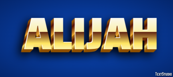 Alijah Text Effect