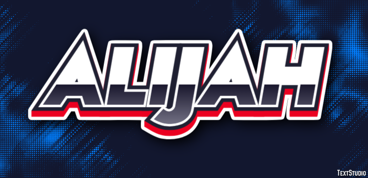 Alijah Text effect