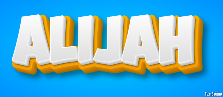 Alijah Text effect
