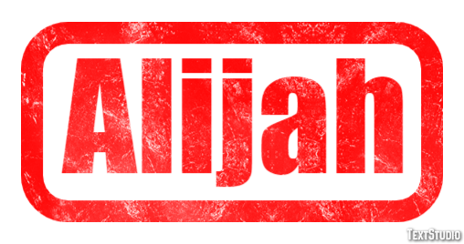 Alijah Text Effect