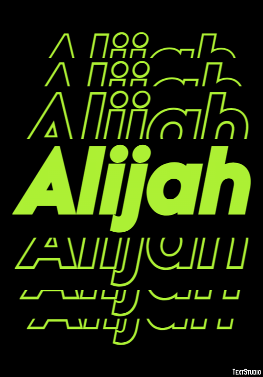 Alijah Efekt tekstowy