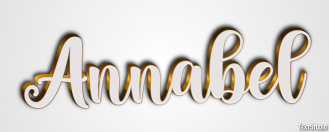 Annabel Text Effect