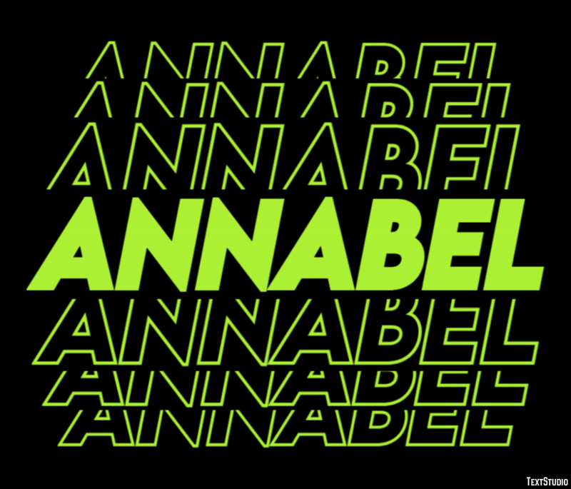 Annabel Text Effect