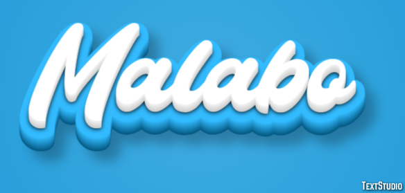 Malabo Texteffekt