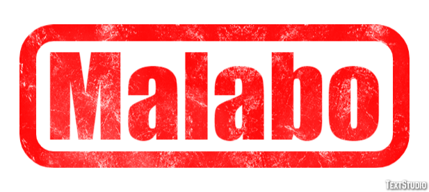 Malabo Efekt tekstowy