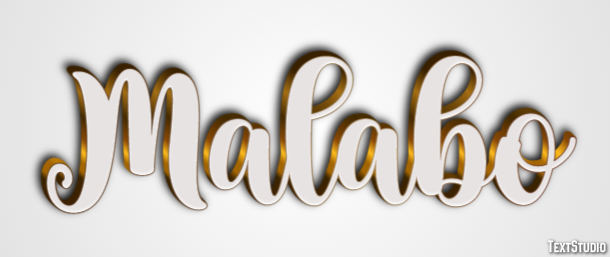 Malabo Efekt tekstowy