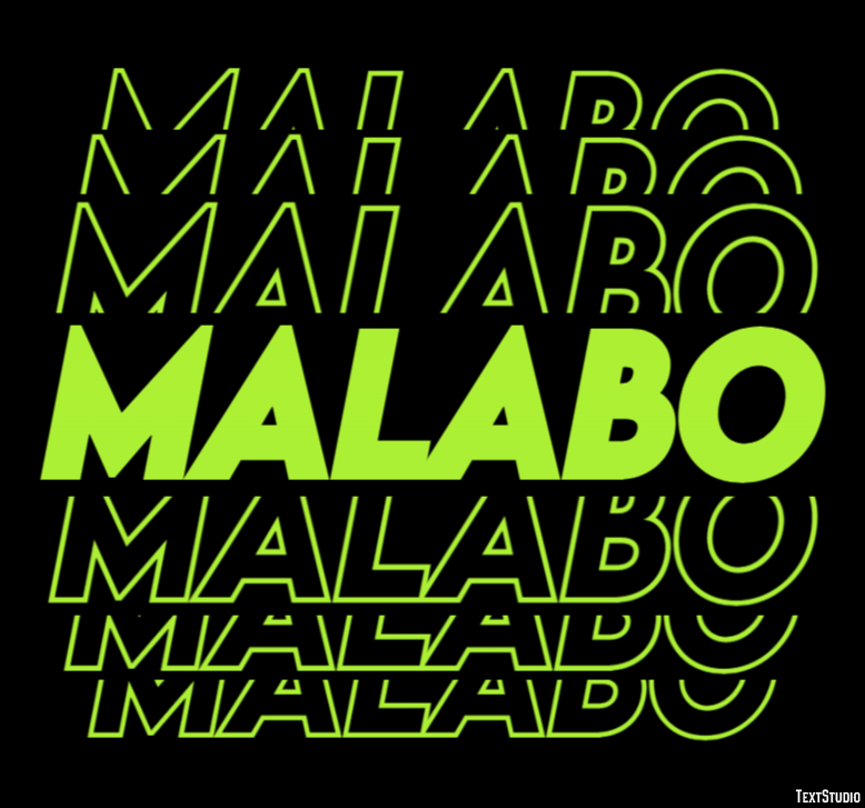 Malabo Efekt tekstowy