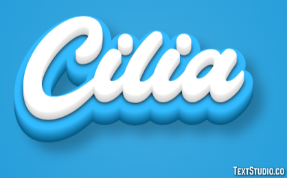 Cilia Efecto de Texto