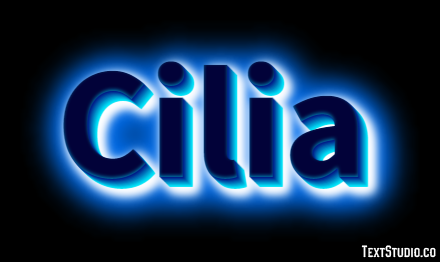 Cilia Efecto de Texto