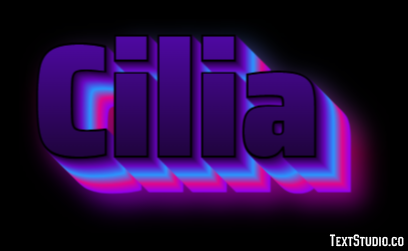 Cilia Efecto de Texto