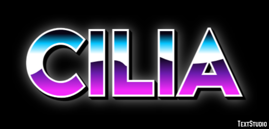 Cilia Efecto de texto