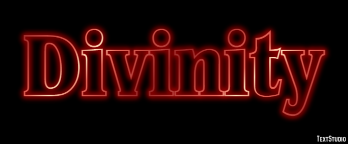 Divinity Efeito de texto