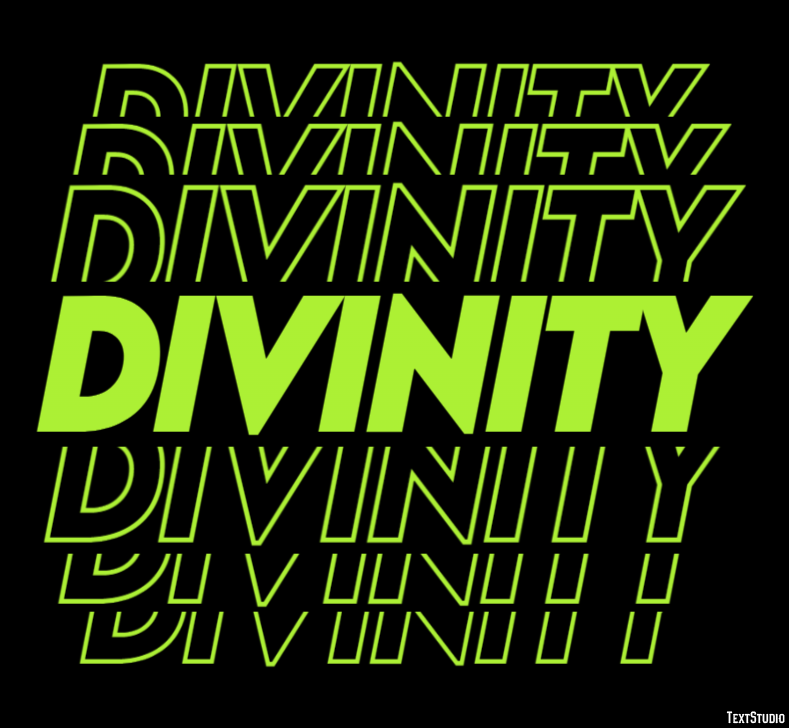Divinity Efeito de texto