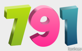 791 Effet de Texte