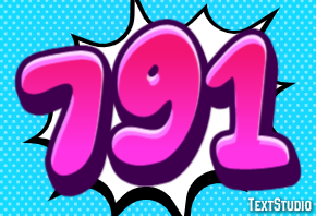 791 Efeito de texto